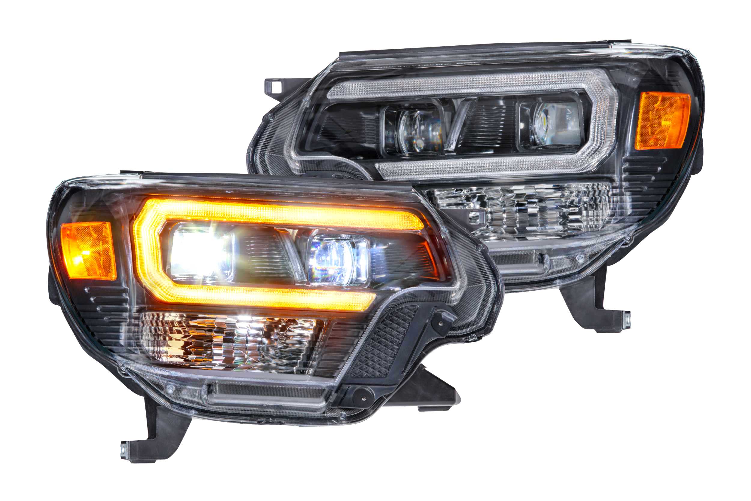 Morimoto XB Hybrid LED Headlights for Toyota Tacoma (12-15, Amber